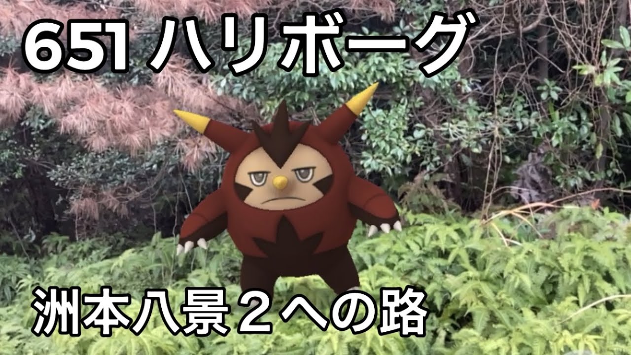 【ポケGO動くポケモンずかん】651ハリボーグ｜Quilladin｜Shiny Pokémon｜AR動画｜PoKeMoN GO AR【ポケモンGO】Pokemon GO CommunityDay