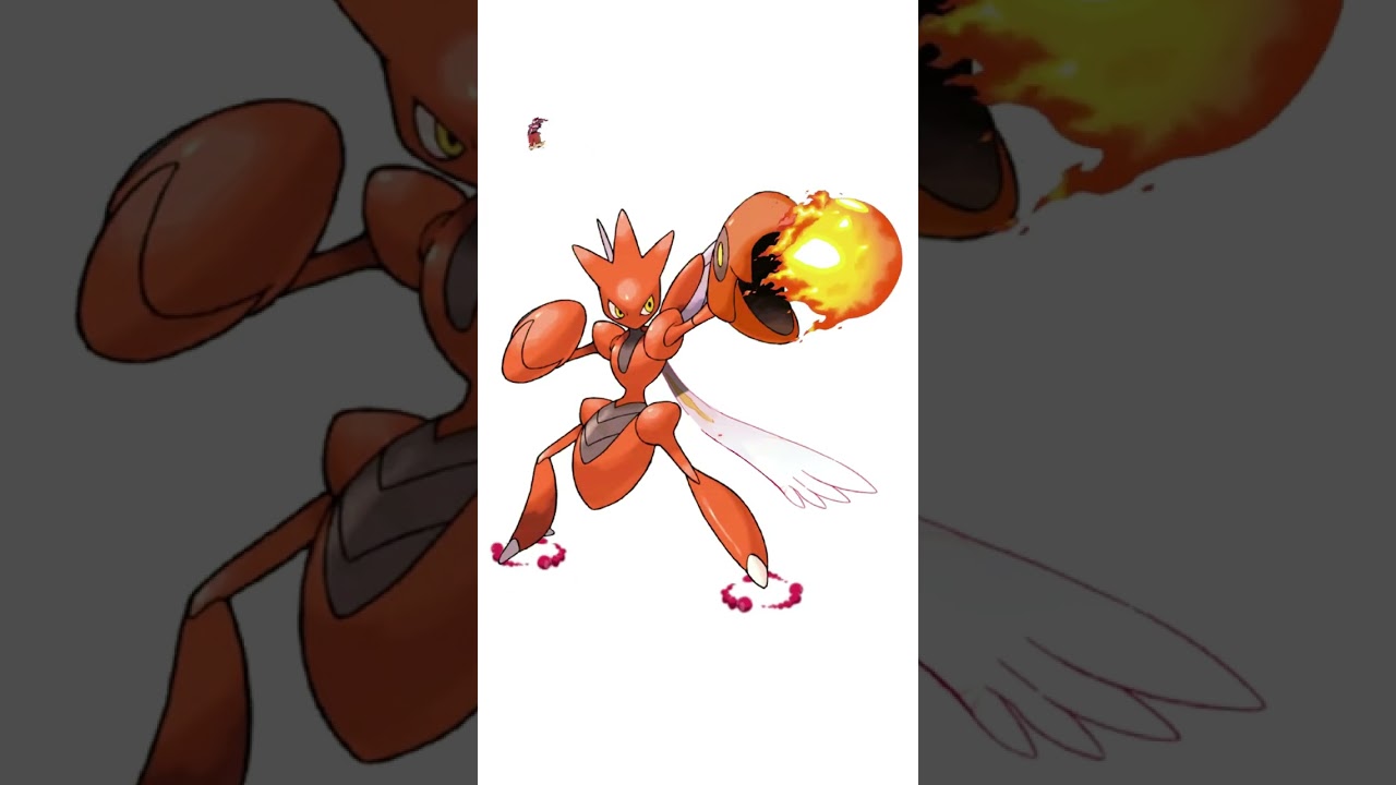 合成ポケモン。巨大エースバーンを足してできたファイアボール ハッサム