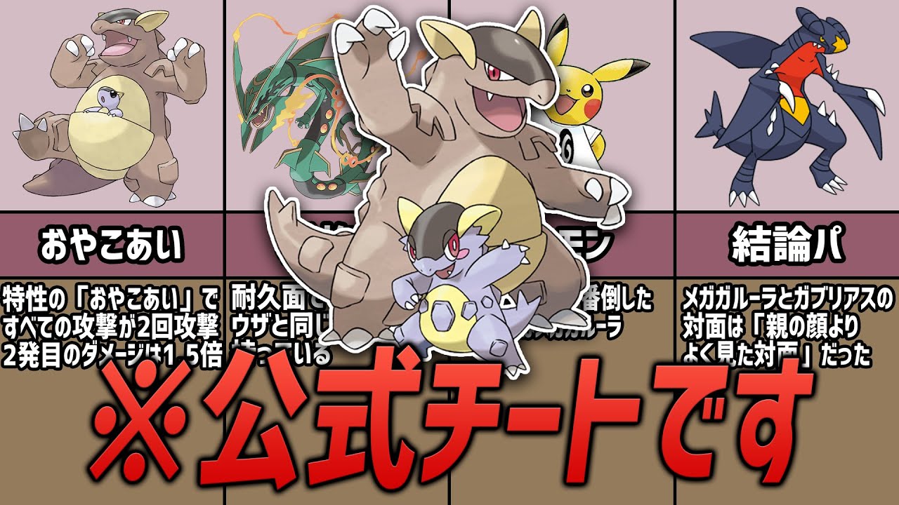 全盛期メガガルーラがヤバすぎた理由を解説【ポケモン考察】