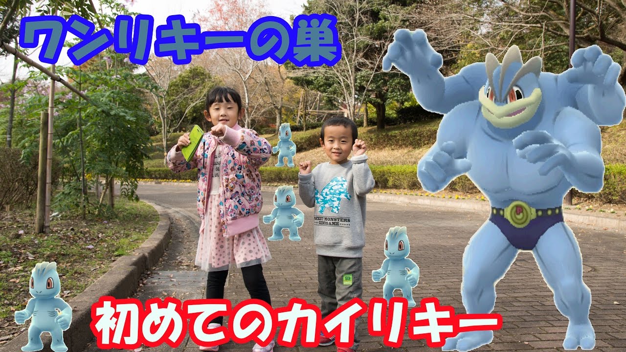 カイリキーへ進化【ポケモンGO】ワンリキーの巣何体ゲット出来るか編 #23