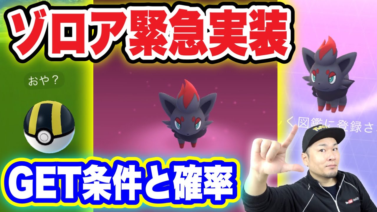 【速報】ゾロア緊急実装！仕様は！？損しないためにすることは！？【ポケモンGO】