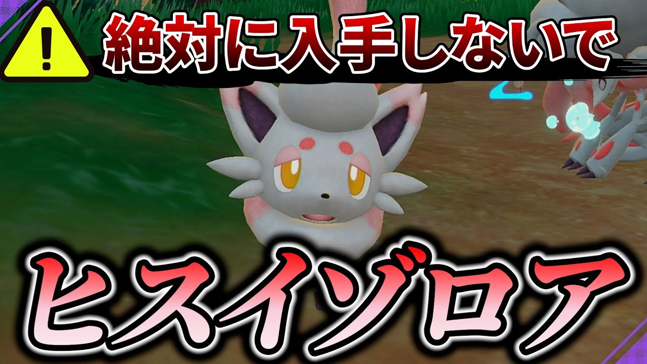【ポケモン sv】ポケモンスカーレットバイオレットでヒスイゾロアの入手方法が大流行！絶対にやらないで