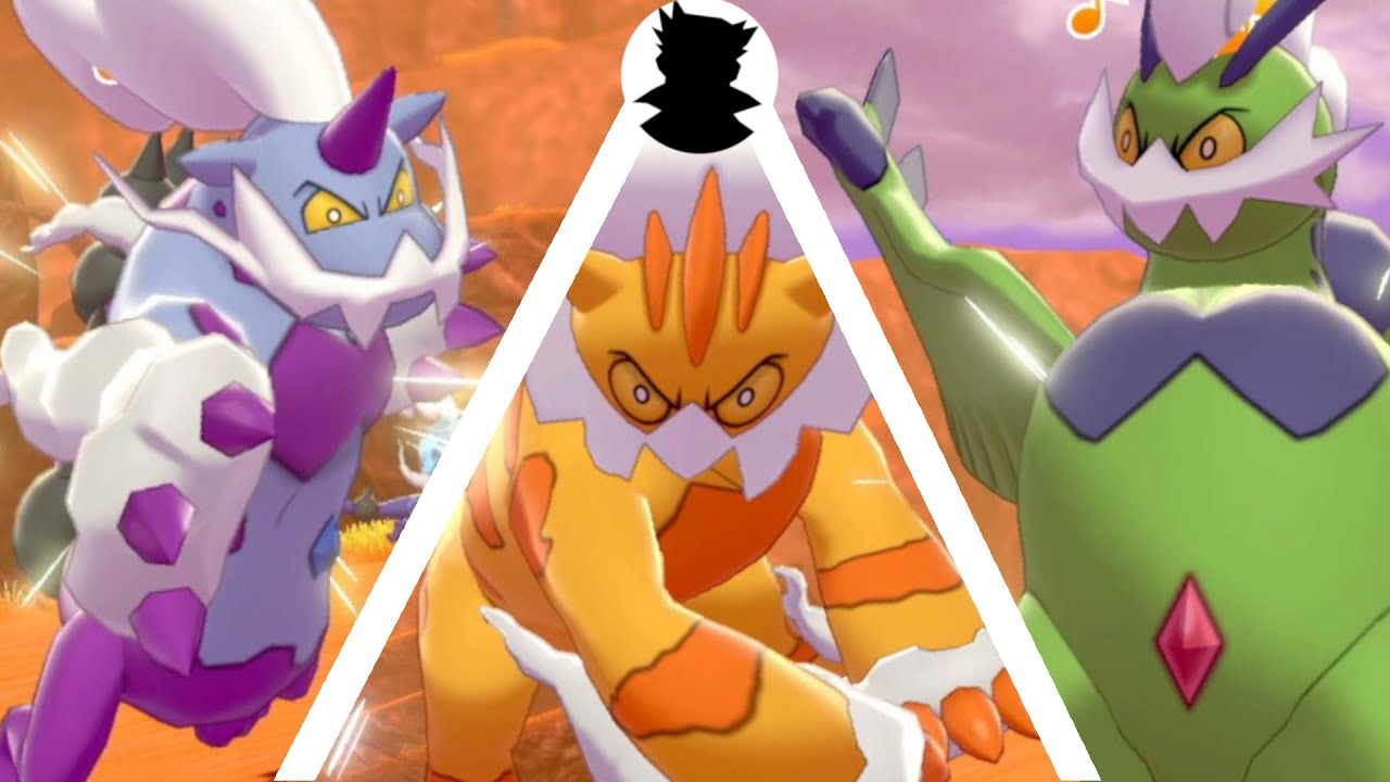 【伝説ポケモンキャンプリサーチ】ランドロス・トルネロス・ボルトロス/霊獣フォルムと色違い