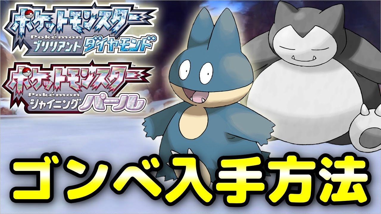 【ダイパリメイク】ゴンベ入手方法！おススメの出現場所2パターン紹介！カビゴンへの進化条件も解説【ポケモンBDSP】