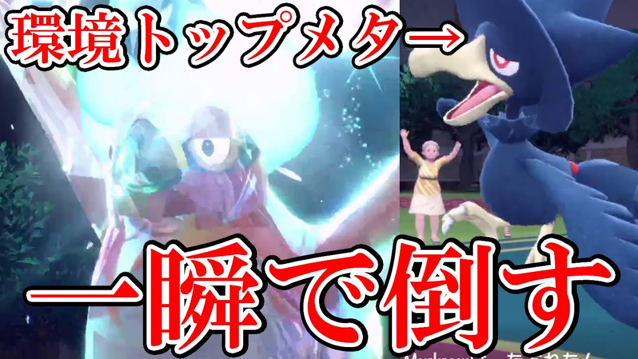 【ポケモンSV】ヤミカラスを仕事させずに倒すファイアロー