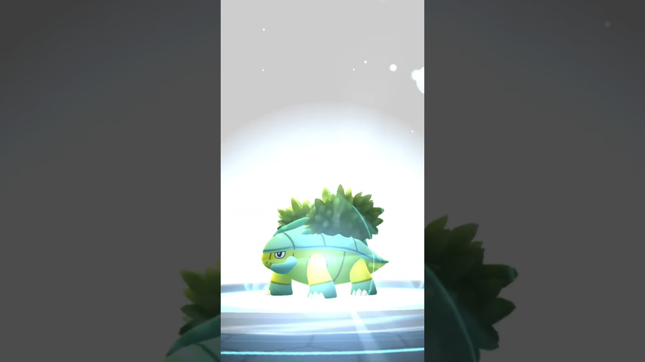 Shiny Grotle Evolve | Pokemon Go #shorts #pokemongo #shinypokemon #pokemon