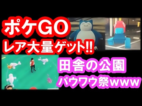 ポケモンGO 実況28「田舎の公園がパウワウの巣に！ラッキー＆ポリゴンを探せ！」