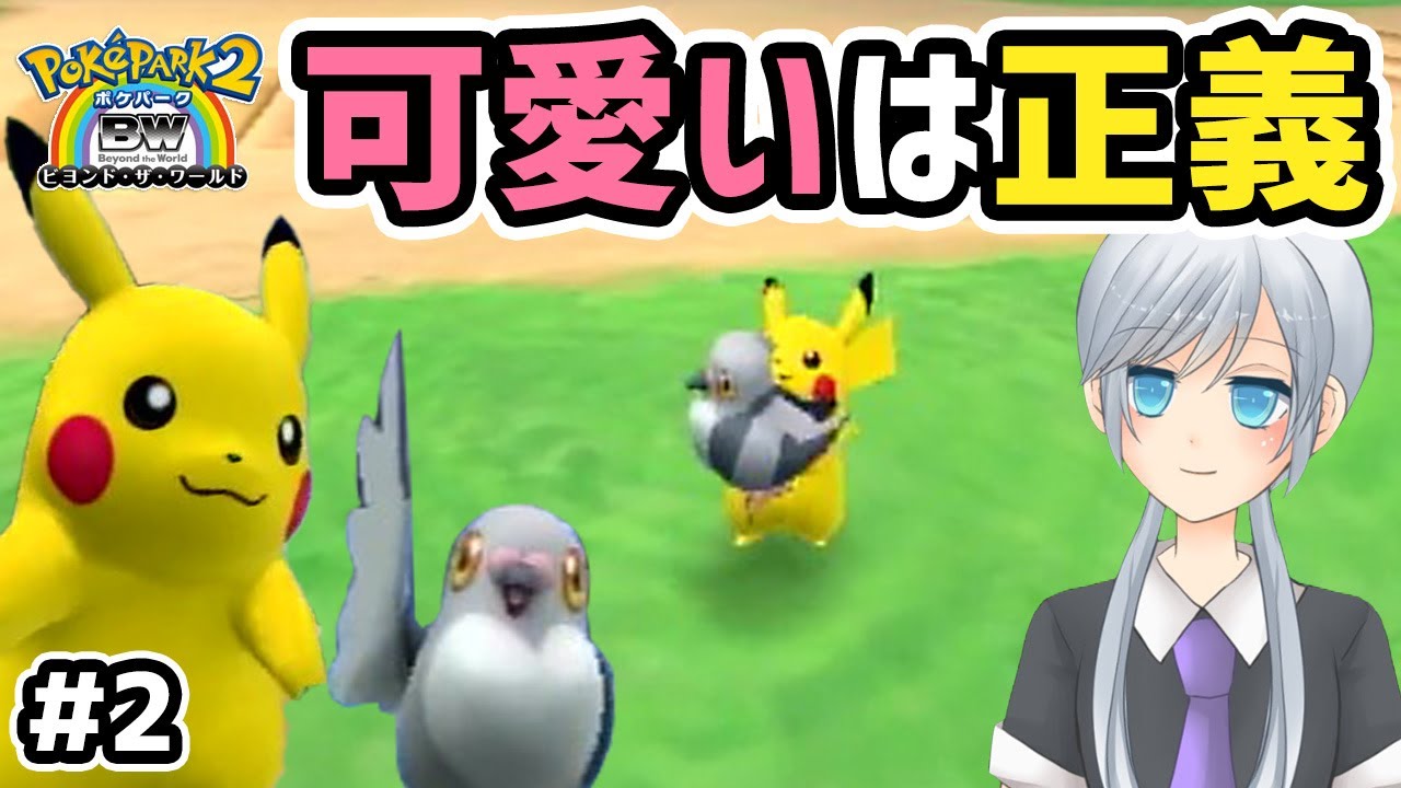 ピカチュウ×マメパト＝最高【ポケパーク2】＃2