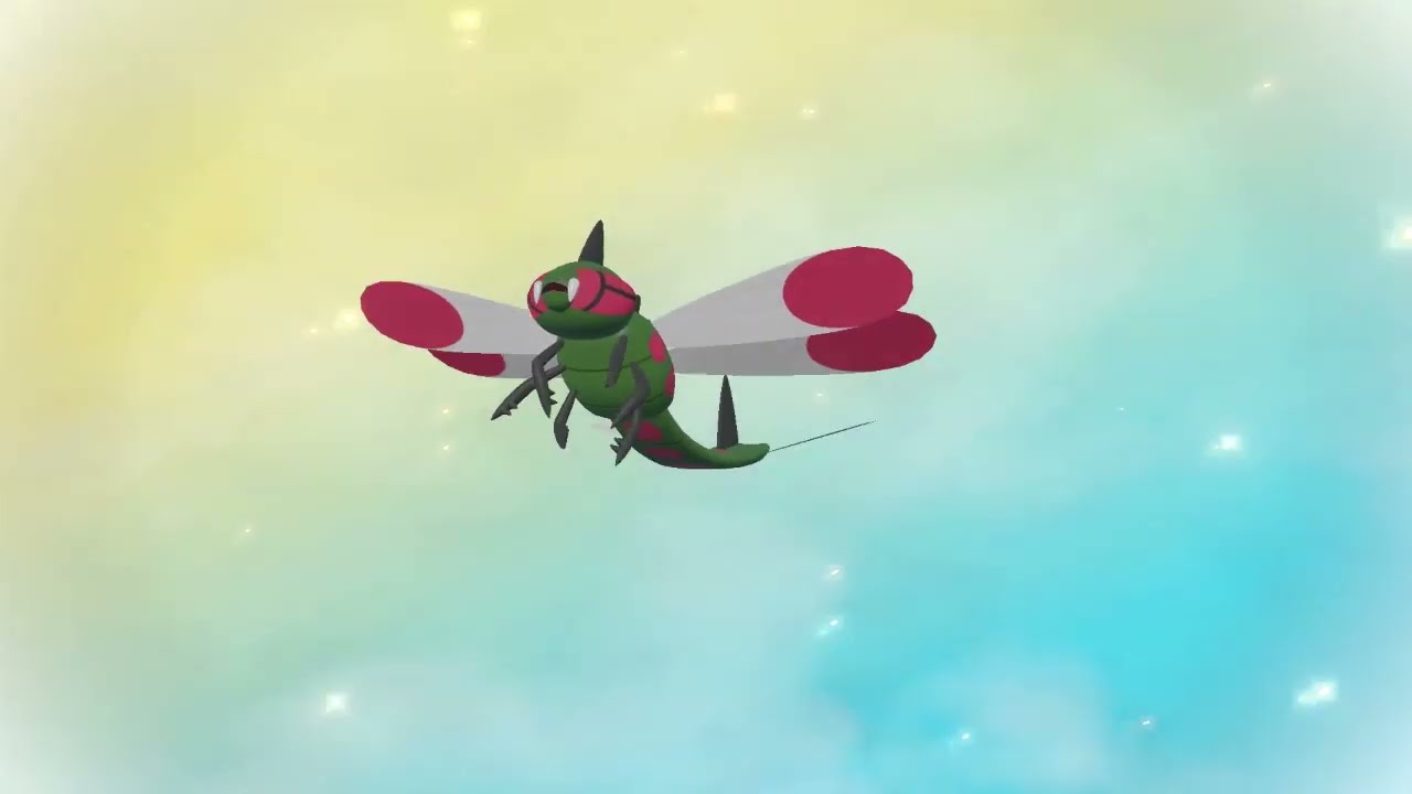 ポケモンレジェンズアルセウス進化シーン ヤンヤンマ メガヤンマ 105～106