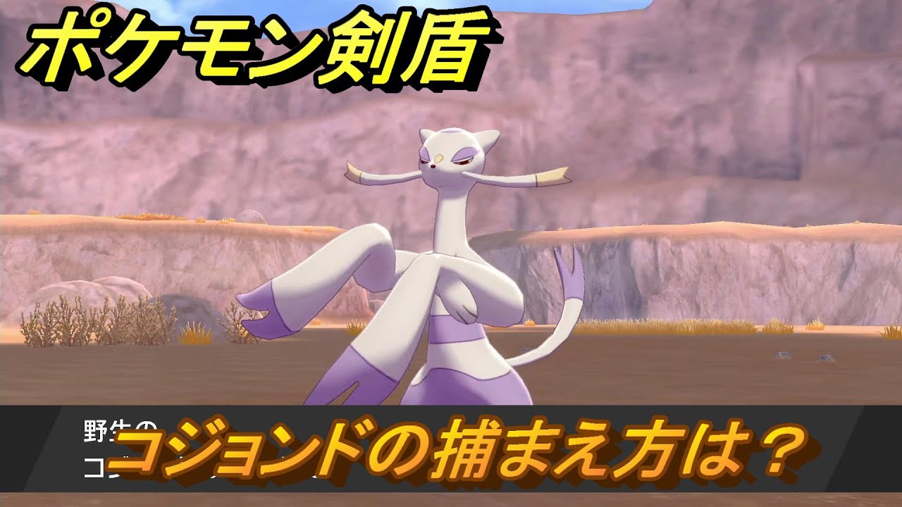 ポケモン剣盾　コジョンドを捕まえる方法！オススメの場所は？天気は？ポケモン図鑑コンプへの道！　最新版【ポケモンソード・シールド】
