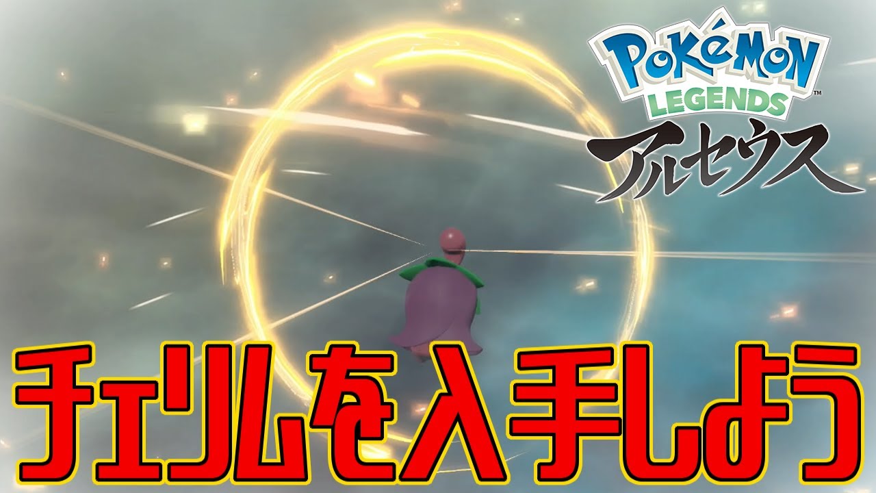 【ポケモンアルセウス】チェリムを入手しよう 進化入手【Pokémon LEGENDS アルセウス】