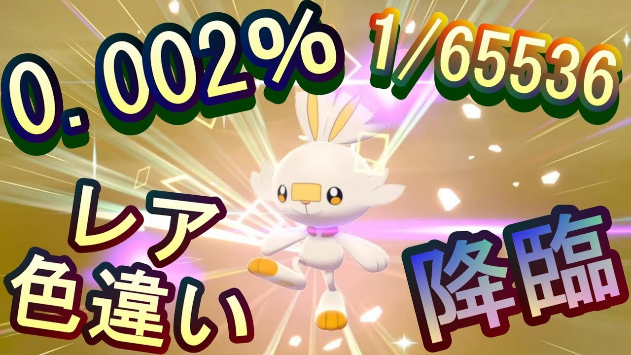 0.002%!激レア色違い!ヒバニー.ラビフット.エースバーン降臨!剣盾色違い配り旅5/400【ソードシールドポケモン】