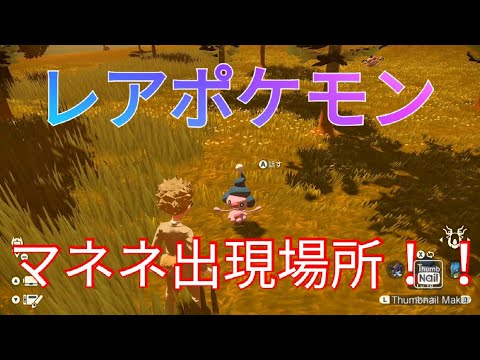 「ポケモンレジェンズアルセウス」レアポケモン！マネネ出現場所！