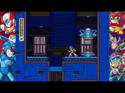 【ワニ(アリゲイツ)撃破後に】ロックマンX2 アームパーツ取得 アリゲイツステージ