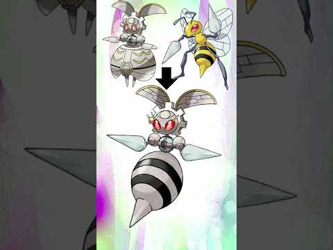 マギアナ＋スピアー合成。機械仕掛けの蜂ポケモン
