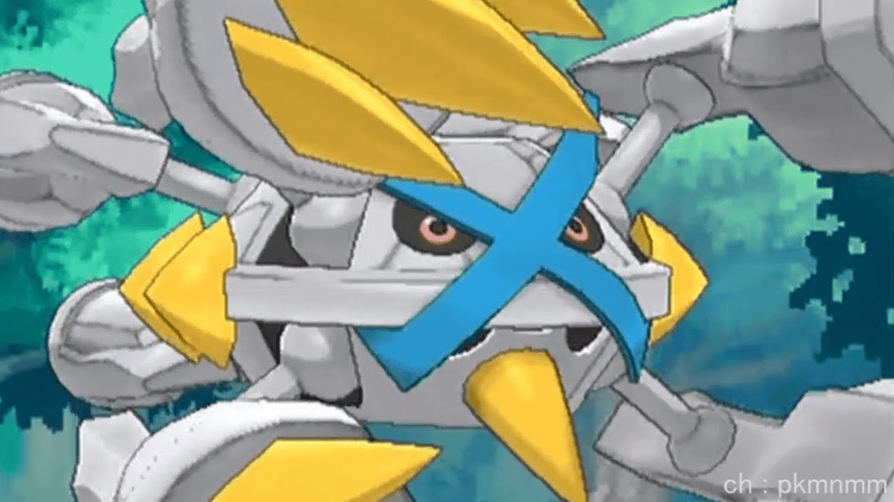 色違いの銀色のメガメタグロス（Shiny Mega Metagross）