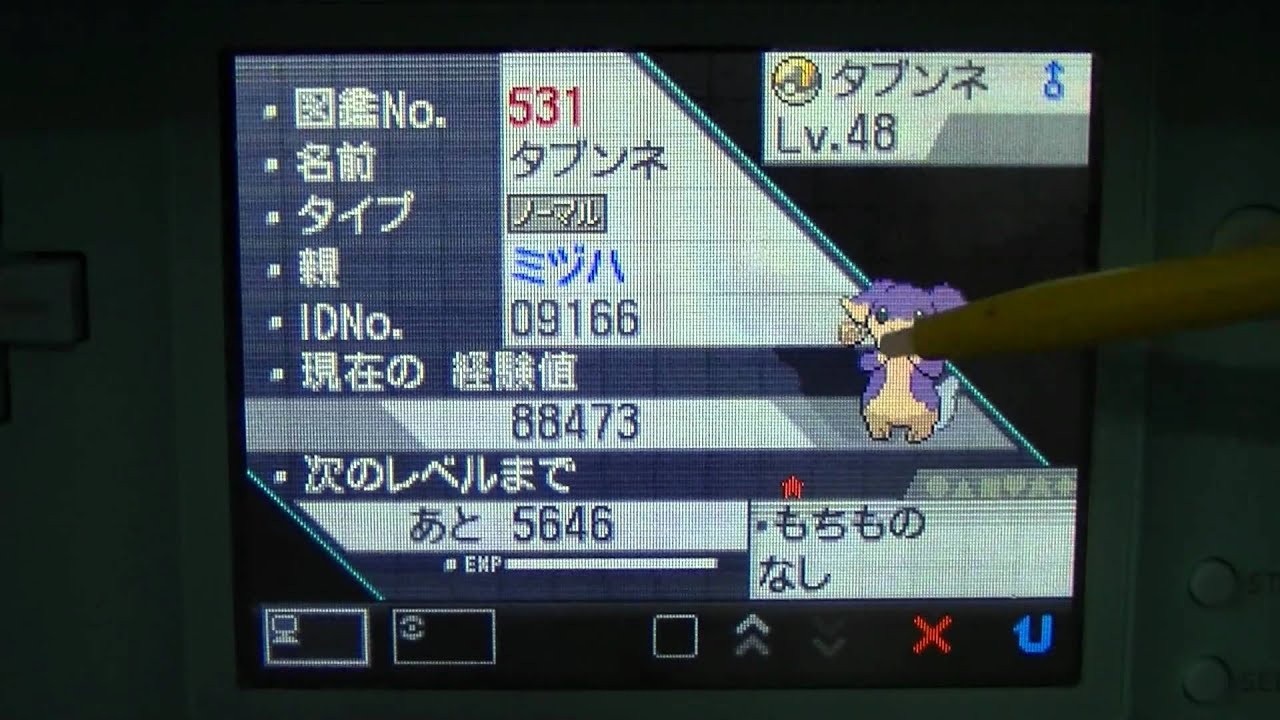 元旦に色違いタブンネ入手！