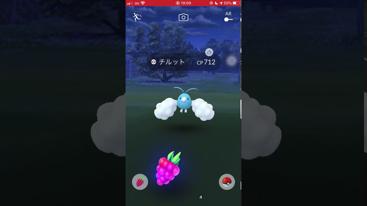【ポケモンGO】チルット出現！ゲットなるか〜！？