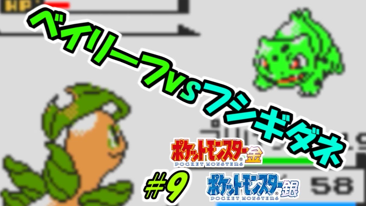 ベイリーフvsフシギダネ! ポケットモンスター金 実況プレイ#9【ポケモン金銀VC/かわいいポケモン縛り】