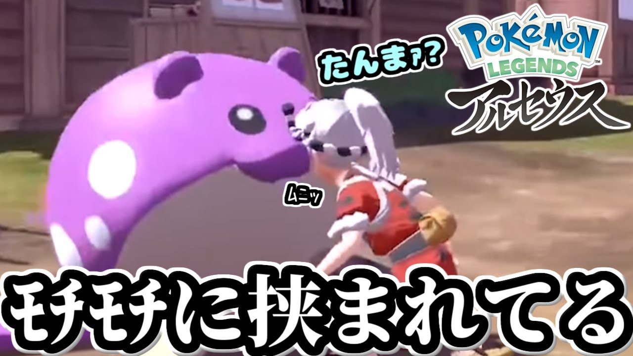 2匹目の色オヤブンタマザラシと出逢えた男の反応＋おまけ【ごまちゃん切り抜き】【ポケモンLEGENDSアルセウス】