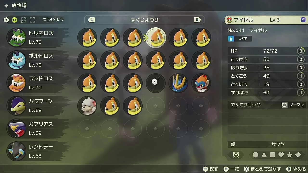 「ポケモンレジェンドアルセウス」ブイゼルの背比べ（クリア後につきネタバレ注意）