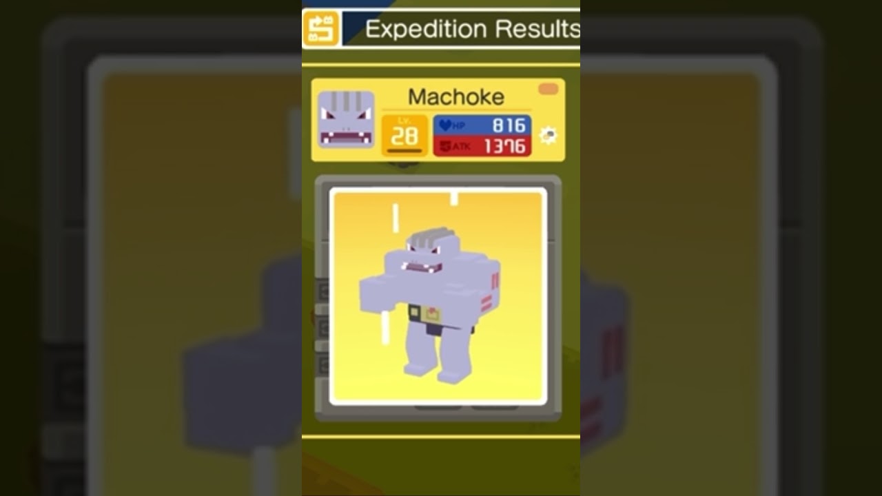 Machop evolves #pokemonquest