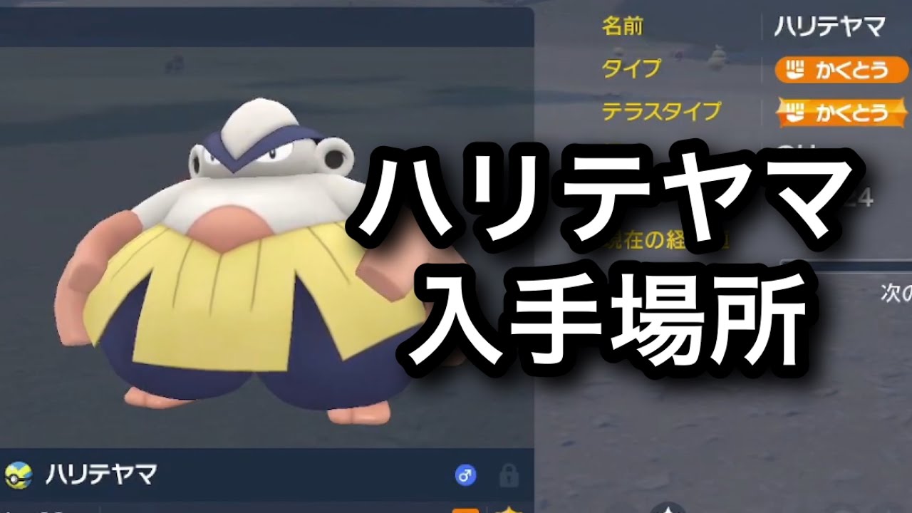 【SV】ハリテヤマ入手場所