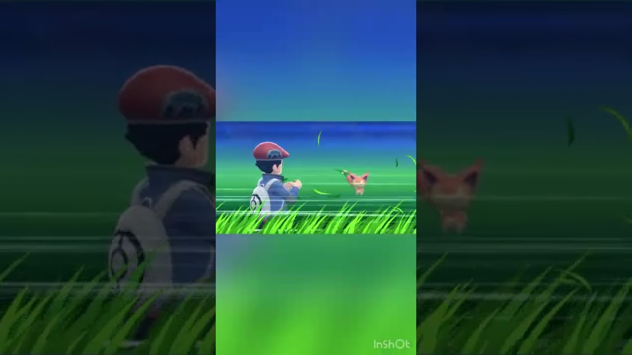 光る草むらで色違いエネコ　Shiny Skitty 【ポケモンBDSP】【ポケトレ】#shorts