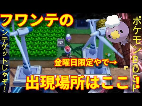 【ポケモンBDSP】フワンテの出現場所が凄すぎた【ダイパリメイク】【金曜日限定】