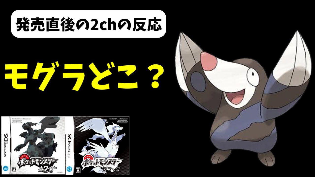 「2ch反応,ポケモン」ヒヤップとツタージャたんでは無理ゲーなんだが「ポケモンブラックホワイトが発売直後の2chの反応」