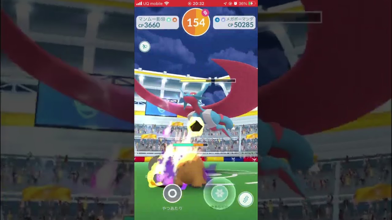 【メガボーマンダ】とにかくシャドウマンムーがドタバタしてる動画