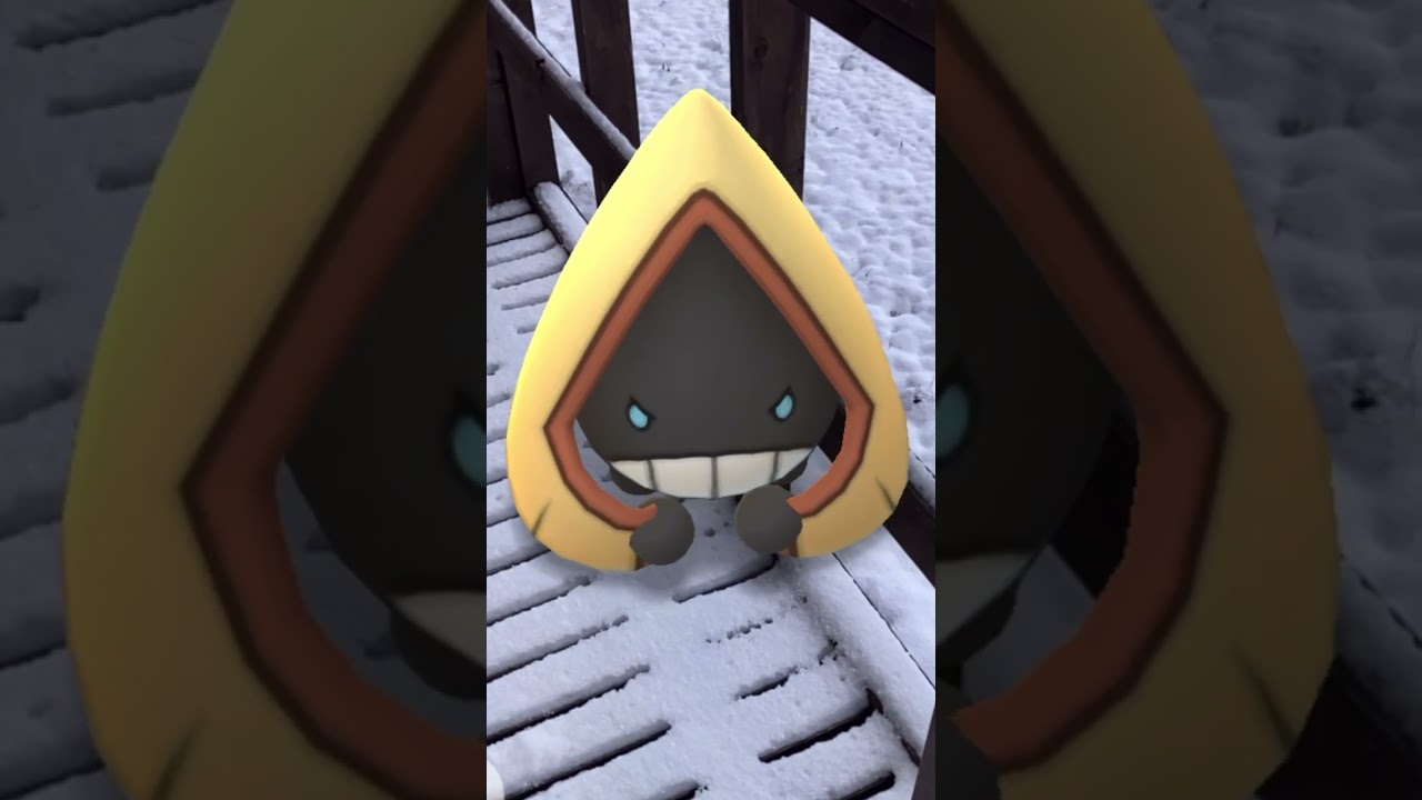 ユキワラシ｜Snorunt｜ShinyPokémon｜AR動画｜PoKeMoN GO AR【ポケモンGO】淡路島でも雪