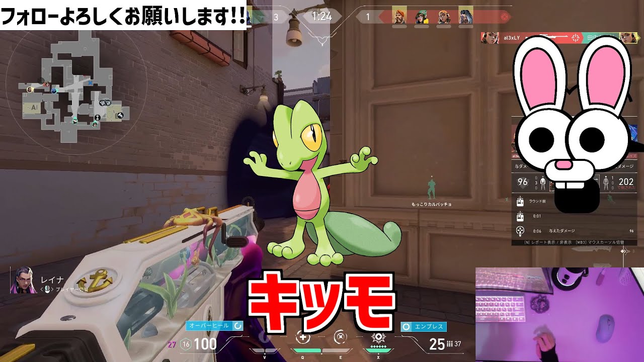 【VALORANT】キモすぎてキモリになったわね