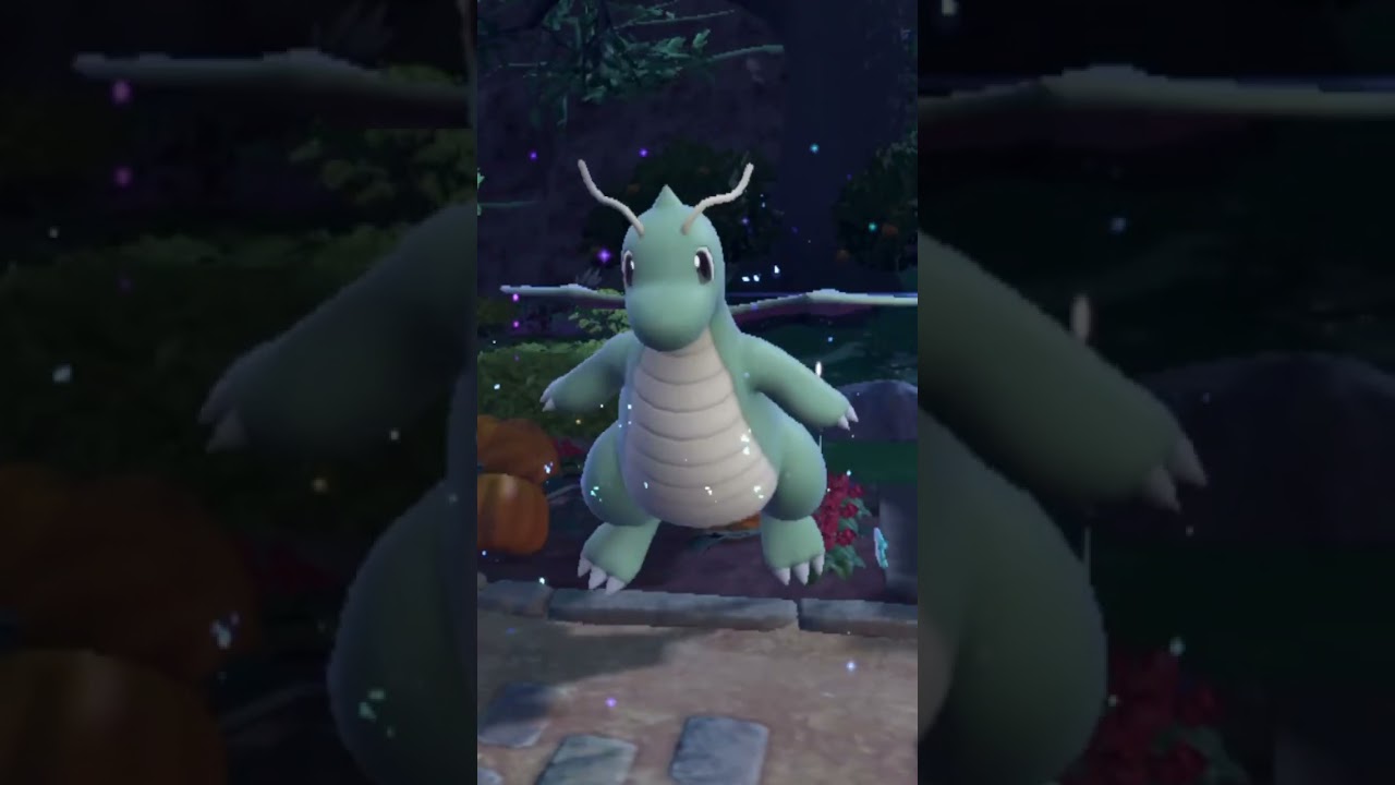 【ポケモンsv】色違いハクリューから顔色悪いリュウへの進化