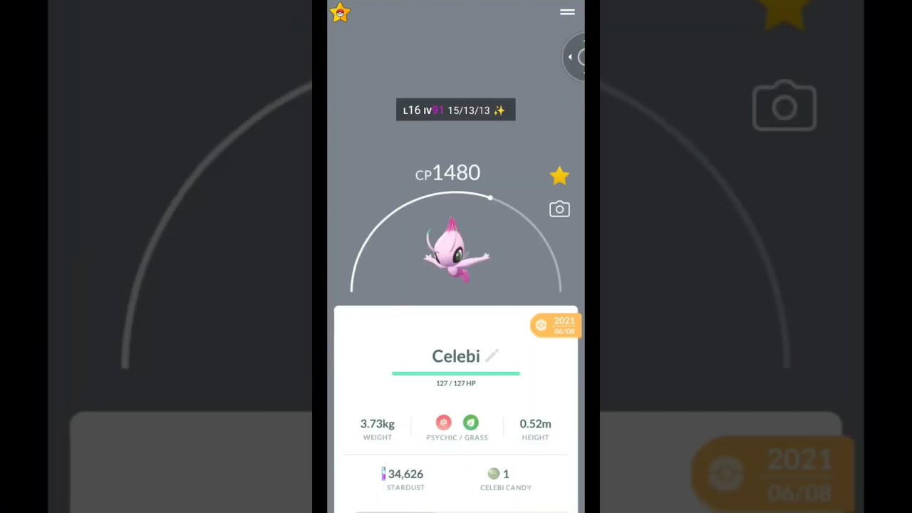 Ultra Rare Shiny Celebi || POKEMON GO
