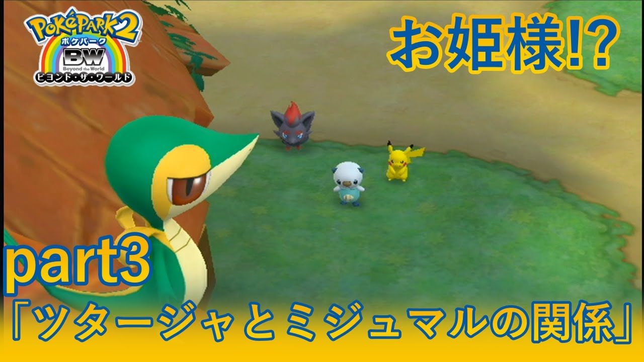 ツタージャとミジュマルの関係【ポケパーク2】#3