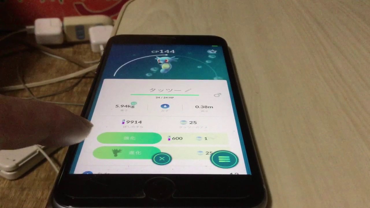 【ポケモンGO】タッツー→シードラに進化