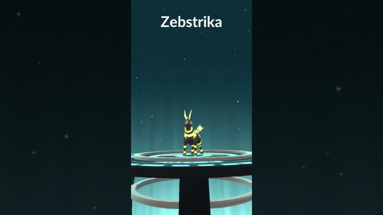 I evolved a Blitz to Zebstrika!#pokemongo#shorts #short #popular #viralshort #youtubeshorts #pokemon