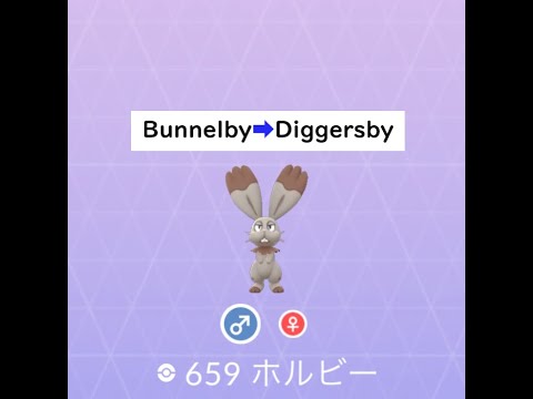 【Pokémon GO】Evolution ＃659 ホルビー ★Not shiny★#Shorts