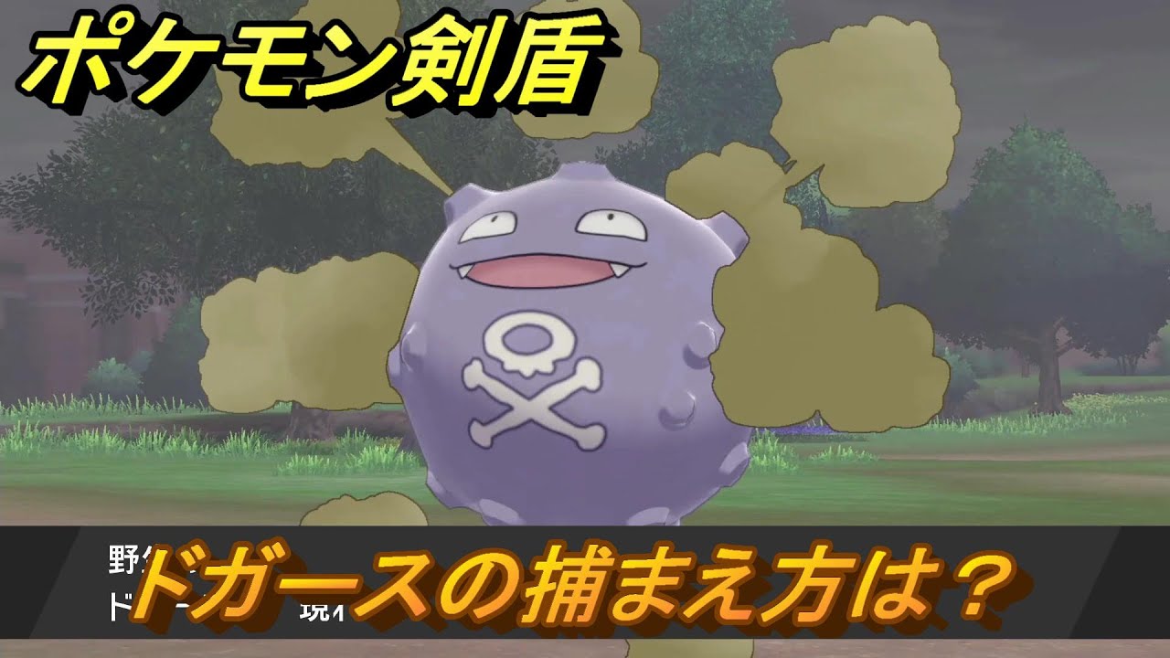 ポケモン剣盾　ドガースの出現場所は？オススメの場所は？天気は？ポケモン図鑑コンプへの道！　最新版【ポケモンソード・シールド】