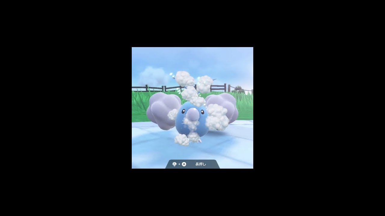 チルット洗うだけの動画 [ ポケモンSV Pokemon Wash Scarlet & Violet ] Swablu, 青綿鳥, 파비코, Wablu, Tylton #Shorts