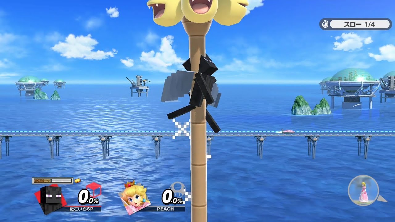 【スマブラSP】ナッシーの中にめり込む方法