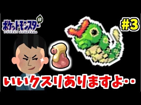 【超鬼畜ポケモン】キャタピー１匹でカントーのチャンピオンになる！ #3　【突然のバグ!?】
