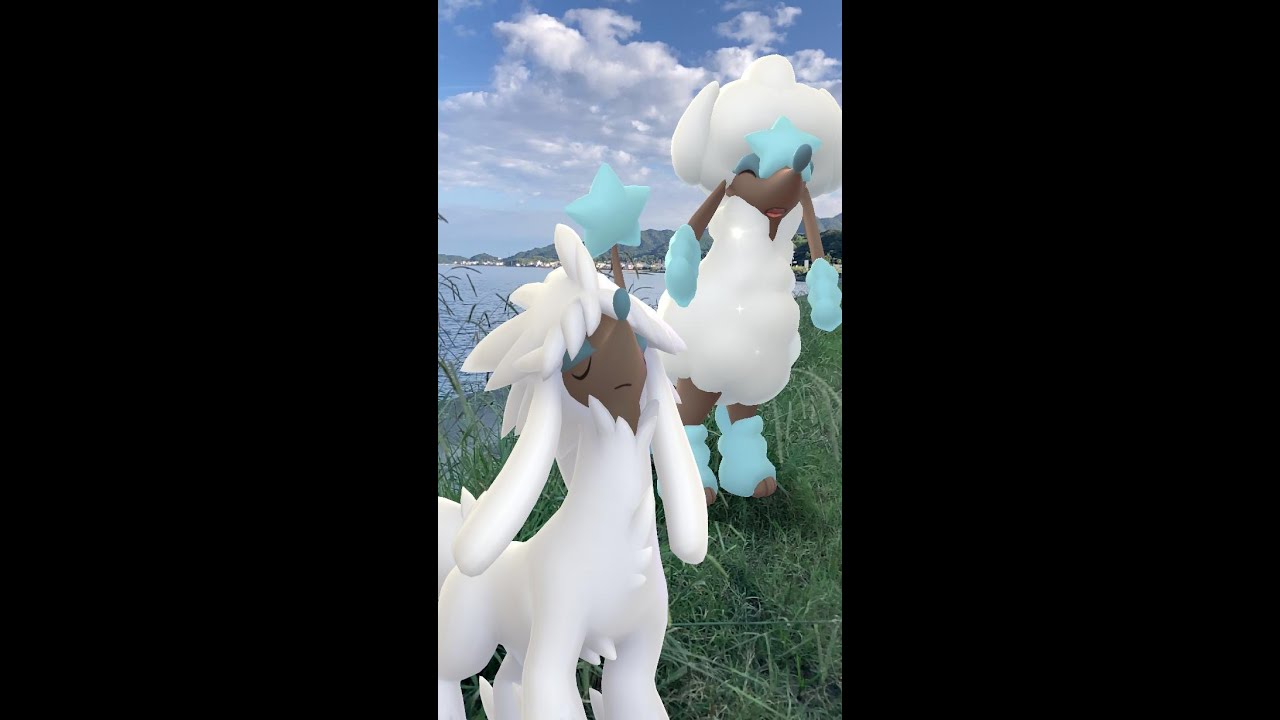 トリミアン｜Furfrou｜トリミアン（スター）｜フォトボム・ポケモンGO｜AR動画｜PoKeMoN GO AR｜#Shorts