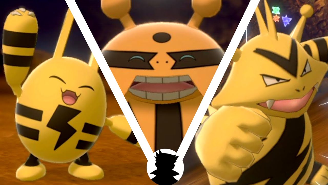 【ポケモンキャンプリサーチ】エレキブル・エレキッド・エレブーズ！/進化系とかわいい色違い