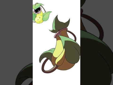 【イラストメイキング】ウツボット(ポケットモンスター)【15秒版】※フル版は別途動画にて