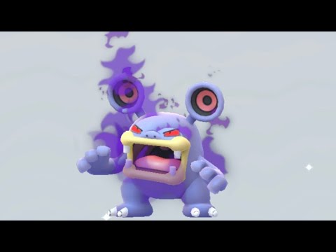 ポケモンgo シャドウゴニョニョゲットチャレンジ　シャドウドゴーム、シャドウバクオングに進化させてみた