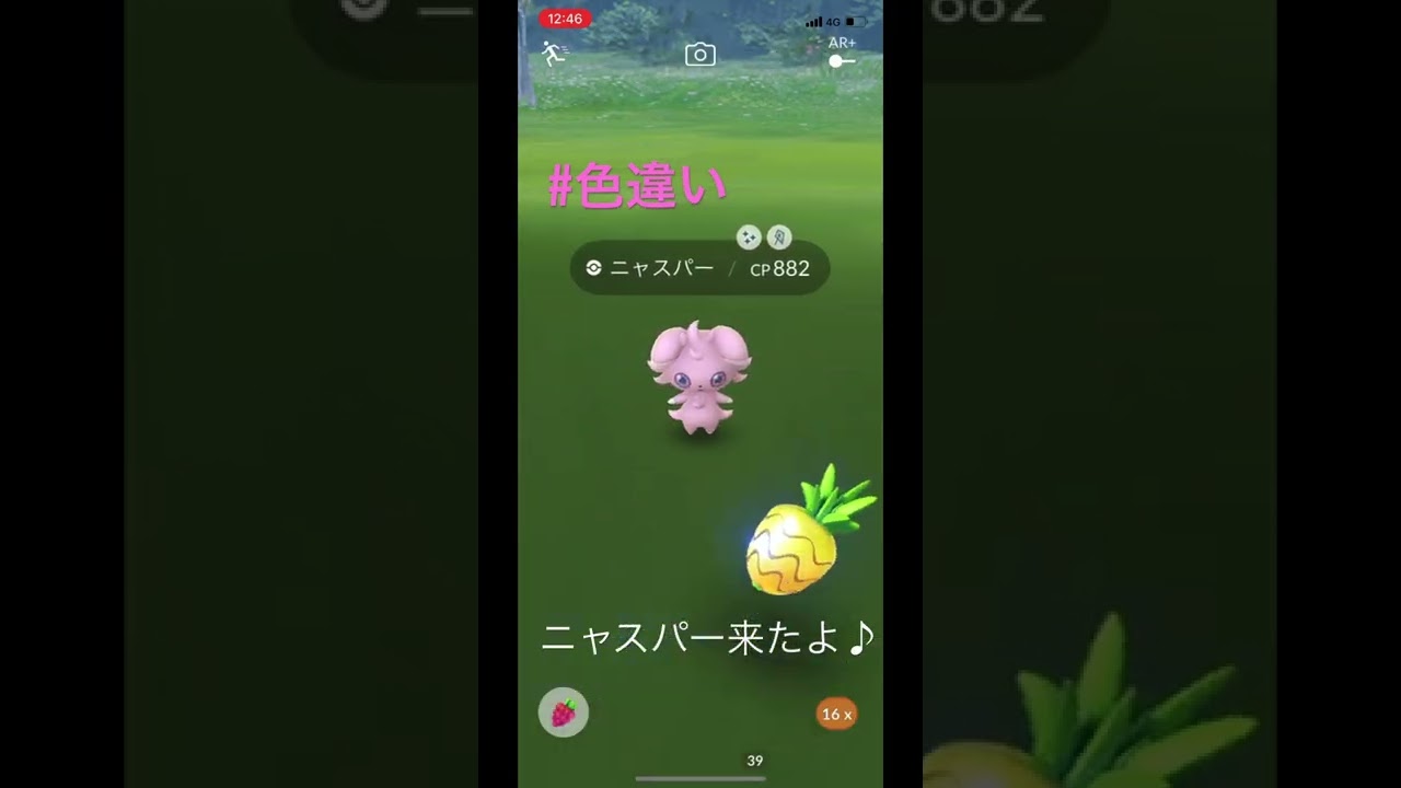 可愛すぎでしょ！#ポケモンgo #色違い #ゲットチャレンジ #ニャスパー