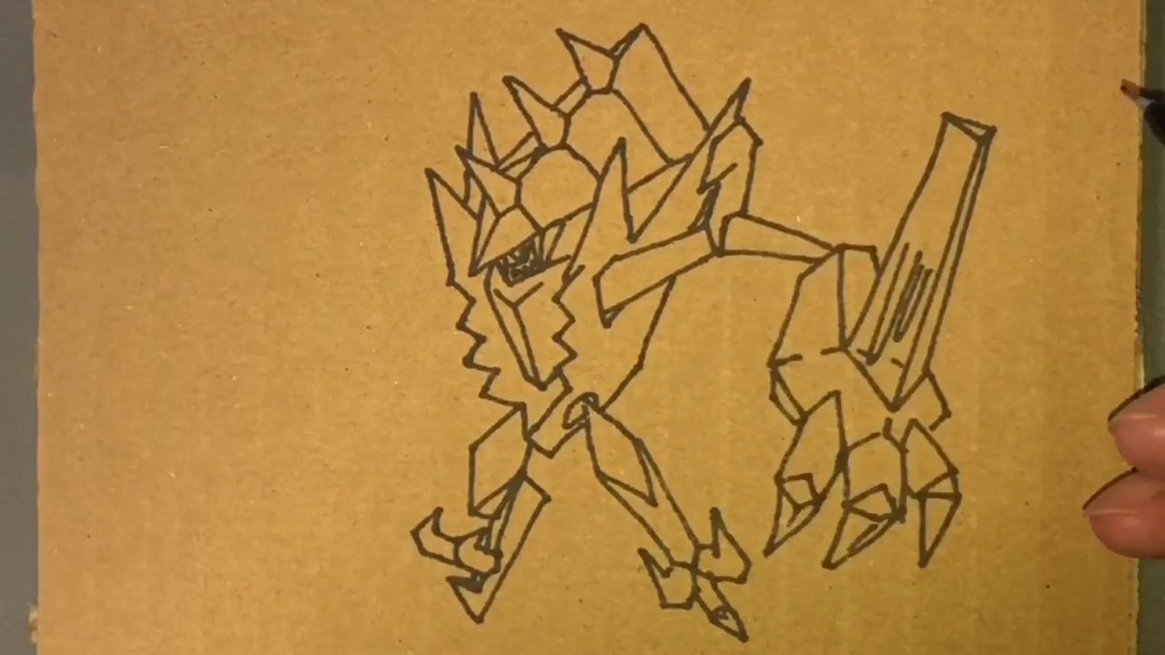 How To Draw Necrozma ネクロズマ 虹パパ #92【pokemon】