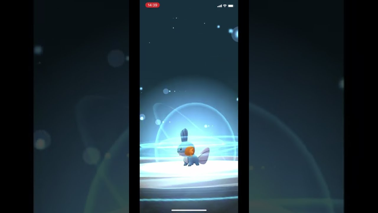 ポケモンGOでミズゴロウからヌマクローに進化！ #Shorts